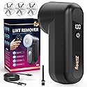 Fabric Shaver, Ziitty Lint Remover for Clothes, Type-C Rechargeable Lint Shaver with LCD Display & 6-Blade, Sweater Shavers to Remove Pilling?Fuzz