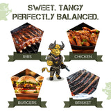 WarPig BBQ FUBAR Elite BBQ Sauce - Sweet & Tangy Texas Style Barbecue Sauce for Ribs, Pork & Chicken - Competition Winning Pitmaster Glaze & Grilling