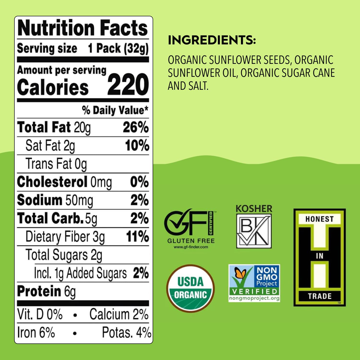 Once Again Organic Sunflower Butter Packets - Individual Sunflower Butter Packets for Snacks, Travel, Lunches - Single Serve Squeeze Packs - Vegan
