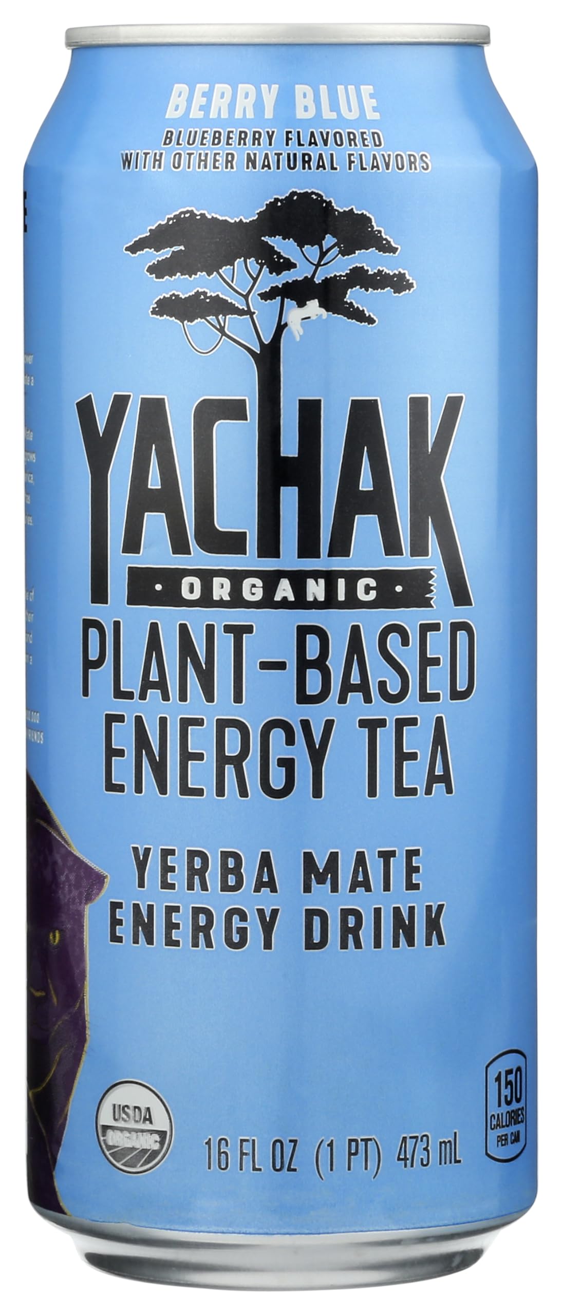 Yachak Organic Organic Berry Blue Yerba Mate Energy Drink, 16 FZ