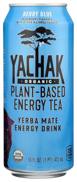 Yachak Organic Organic Berry Blue Yerba Mate Energy Drink, 16 FZ