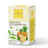 Life Plus Style Gourmet La Granja Pinapple Green Tea Premium Unsweetened Naturally Caffeinated Hot or Iced No Sugar Tropical Pineapple Fruity Gift