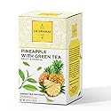 Life Plus Style Gourmet La Granja Pinapple Green Tea Premium Unsweetened Naturally Caffeinated Hot or Iced No Sugar Tropical Pineapple Fruity Gift