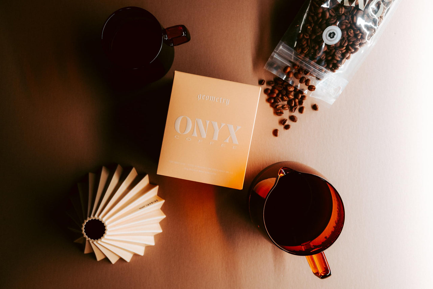 Onyx Coffee Lab Geometry Whole Bean Espresso Coffee Blend - Light Roasted Coffee Beans Whole - Coffee Whole Beans w/Notes of Berries, Sweet Lemon