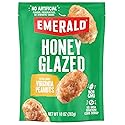 Emerald Nuts Honey Glazed XL Virginia Peanuts (1-Pack) | 10 Oz Resealable Bag | Kosher Dairy Certified, Non-GMO, Contains No Artificial Preservatives