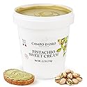 CAMPO D'ORO Sicilian Pistachio Sweet Cream Spread, 22% Pistachios, Rich and Nutty Butter, 2.2 lbs (1 kg), Product of Sicily Italy