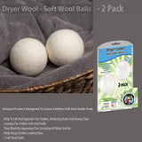 Dryer Wool Soft Wool balls- Pack of 2