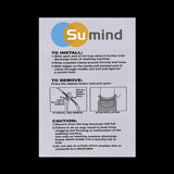 Sumind 30 Pack Nylon Lint Trap Washing Machine Fabric Mesh Snare Washer Lint Catcher with 30 Pack Cable Ties