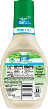 Hidden Valley The Original Ranch Plant Powered Dairy Free Ranch Salad Dressing and Topping, 12 Fluid Ounces (Package May Vary)