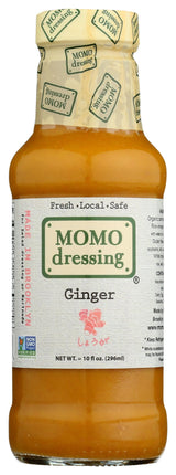 Momo Dressing, Salad Dressing Ginger, 10 Fl Oz