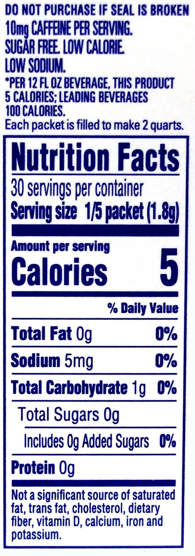 Crystal Light Raspberry Iced Tea Drink Mix, 12-Quart 1.6-Ounce Canister (Pack Of 5)