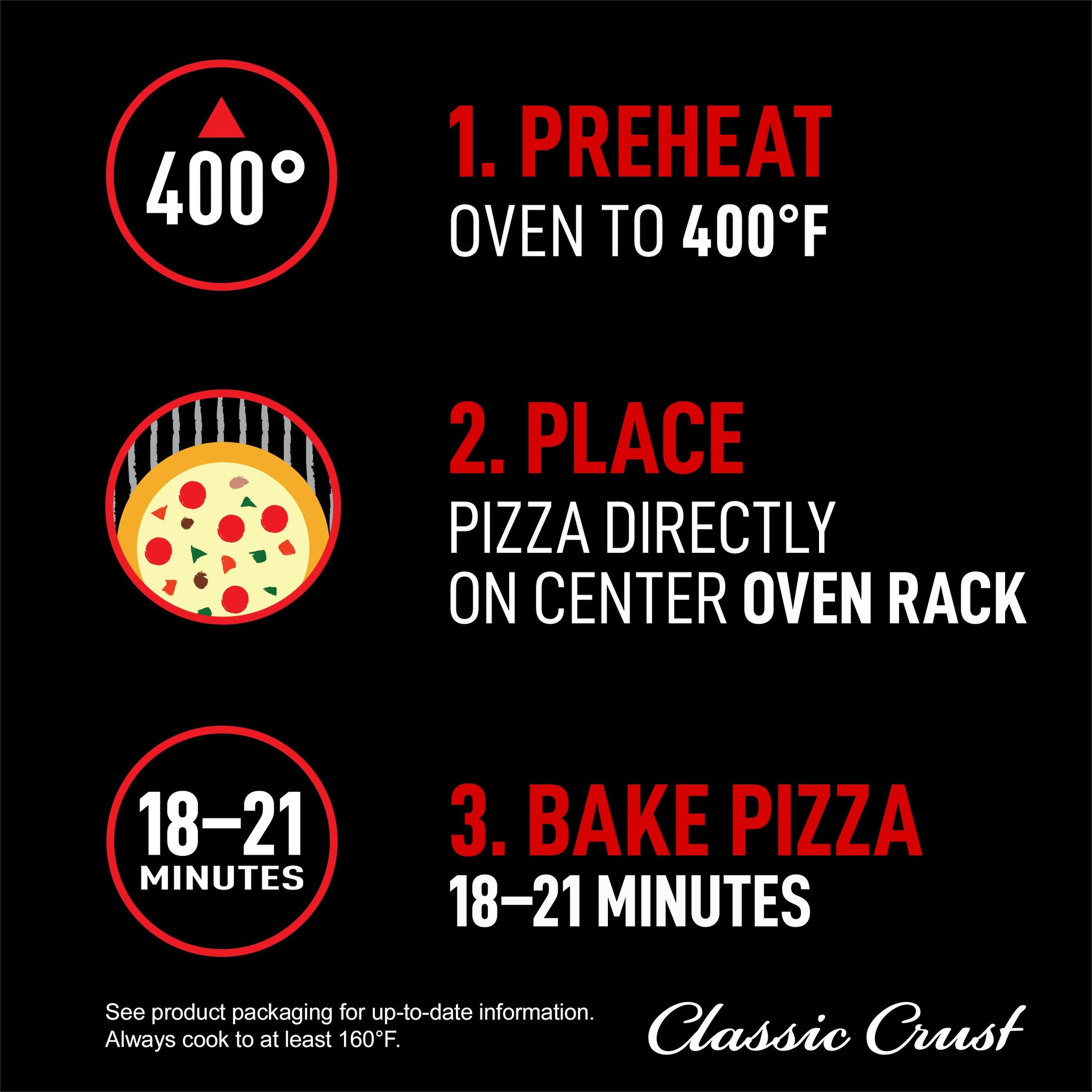 Red Baron, Classic Supreme Pizza, 23.45 oz (Frozen)