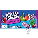 JOLLY RANCHER Filled Pops Assorted Fruit Flavored Candy Box, 56 oz (100 Pieces)