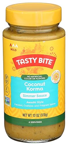 TASTYBITE Coconut Korma Simmer Sauce, 13 OZ