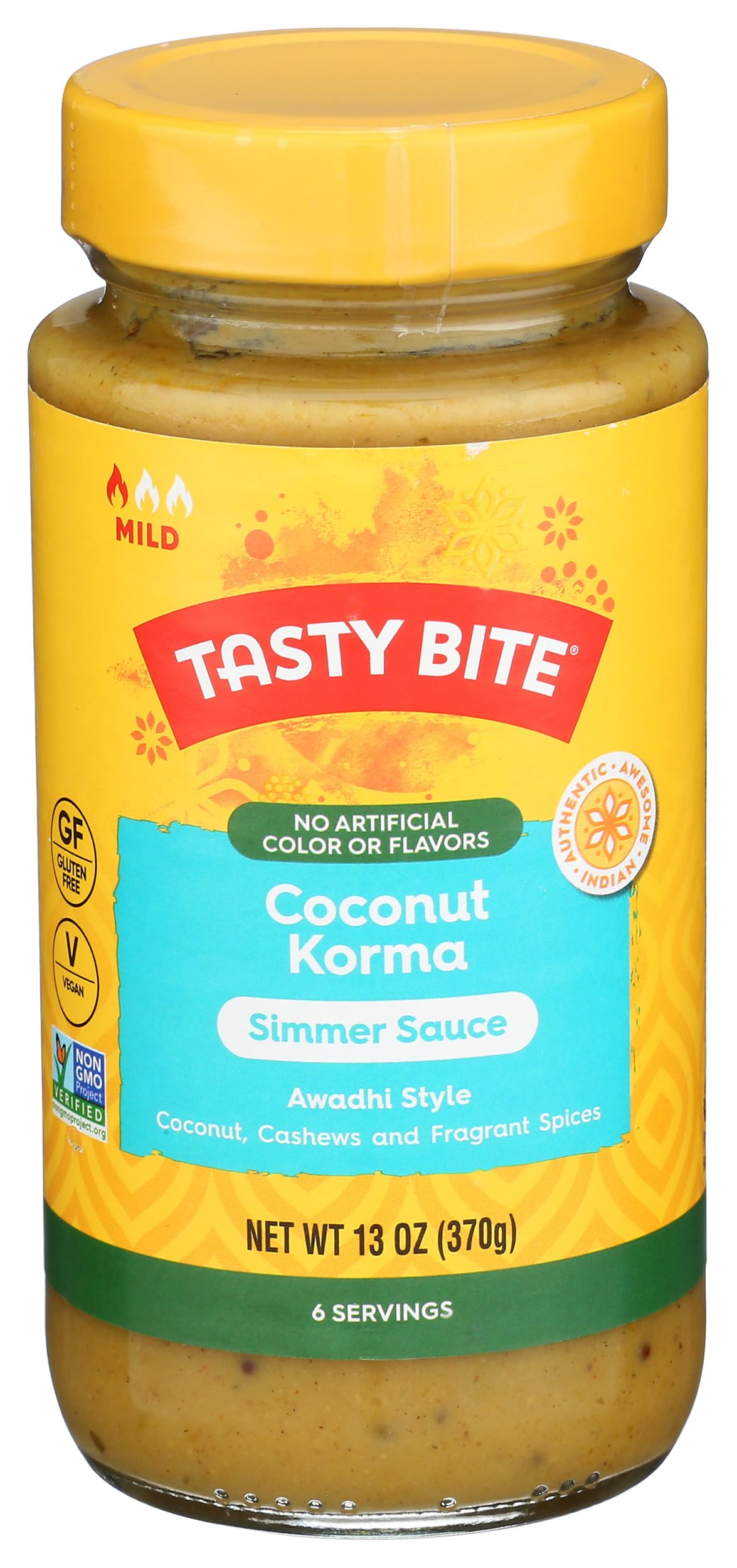 TASTYBITE Coconut Korma Simmer Sauce, 13 OZ