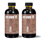 Crave It 4 Ounce Root Beer Extract - Easiest Homemade Root Beer, Makes 4 Gallons - 2 Pack