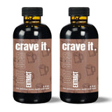 Crave It 4 Ounce Root Beer Extract - Easiest Homemade Root Beer, Makes 4 Gallons - 2 Pack