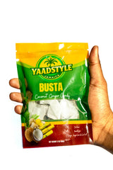 Jamaican YaadStyle Busta Coconut Ginger Candy - 3 Pack (2 oz Each)