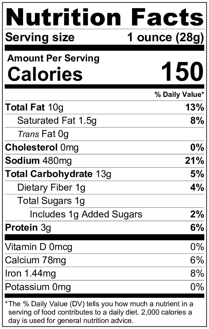 Cheddar Sesame Sticks - 1.5 Lb (24 Oz) Tub