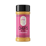 White Gold Chef’s Kiss All Purpose Seasoning with Pink Himalayan Sea Salt - Gourmet Seasoned Salt Blend Perfect for Cooking Meats & Vegetables
