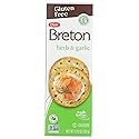 Dare Breton, Cracker Herb Garlic, 4.76 Ounce