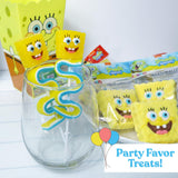 SpongeBob Gummy Skewers, Character and Sour Belt Gummies, Individually Wrapped Candy Gifts, 4 Count Box