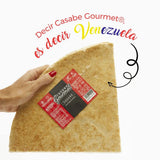 Casabe Gourmet - Pan de Yuca Plano 6 paquetes, sabor natural, directo de Venezuela/Casabe Gourmet - 6 Pack Cassava Bread, Natural Flavor, Vegan