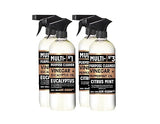 Lux Clean Multi-Purpose Cleaners, Vinegar with Eucalyptus and Peppermint | 32 Fl Oz Bottles, Pack of 4 | Home and Body Company