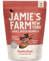 Jamie's Farm, Vanilla Bean with Sour Cherries Granola, Gluten-Free, Baked with Ghee (8oz Bag)