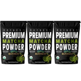 Roynest Premium Organic Matcha Powder - 100% Pure Matcha for Iced Lattes, Smoothies, Cold Drinks & Baking | Clean Energy, Vegan, Non-GMO, USDA