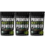 Roynest Premium Organic Matcha Powder - 100% Pure Matcha for Iced Lattes, Smoothies, Cold Drinks & Baking | Clean Energy, Vegan, Non-GMO, USDA