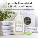 The Laundress Luxury Laundry Detergent, Gallon Pump, 126 Loads, Scented Signature Classic Fragrance, Concentrated Triple Enzyme Deep Cleaning