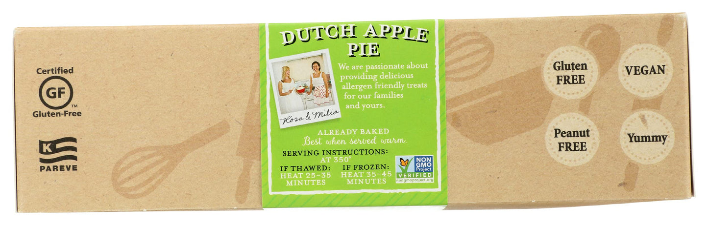 Raised Gluten Free Dutch Apple Pie 9 Inch, 30 OZ