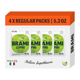 BRAMI Lupini Beans Snack, Chili & Lime | 7g Plant Protein, 0g Net Carbs | Vegan, Vegetarian, Keto, Mediterranean Diet, Non Perishable | 5.3 Ounce (4