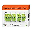 BRAMI Lupini Beans Snack, Chili & Lime | 7g Plant Protein, 0g Net Carbs | Vegan, Vegetarian, Keto, Mediterranean Diet, Non Perishable | 5.3 Ounce (4
