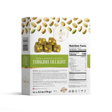 Assorted Turkish Delight Variety Pack - Double-Roasted Pistachio, Mint, Fruit, Coffee & Rose - Premium Soft & Chewy Lokum Candy - 6.2 oz & 12.4 oz