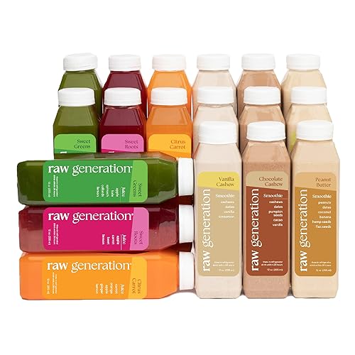 Raw Generation High-Protein Meal Replacement Cleanse - 3-Day Structured Weight Loss Reset with Built-In Lean Muscle Support, Plant-Based Liquid Diet