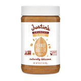 Justin's Crunchy Classic Peanut Butter 16oz. Jar, Gluten Free, Non-GMO, Responsibly Sourced