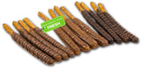 US Sweets Chocolate Covered Pretzel Sticks - Pretzel Sticks Dipped & Drizzled in Caramel & Chocolate | Gourmet Candy Treat | Delicious Gift | Handmade