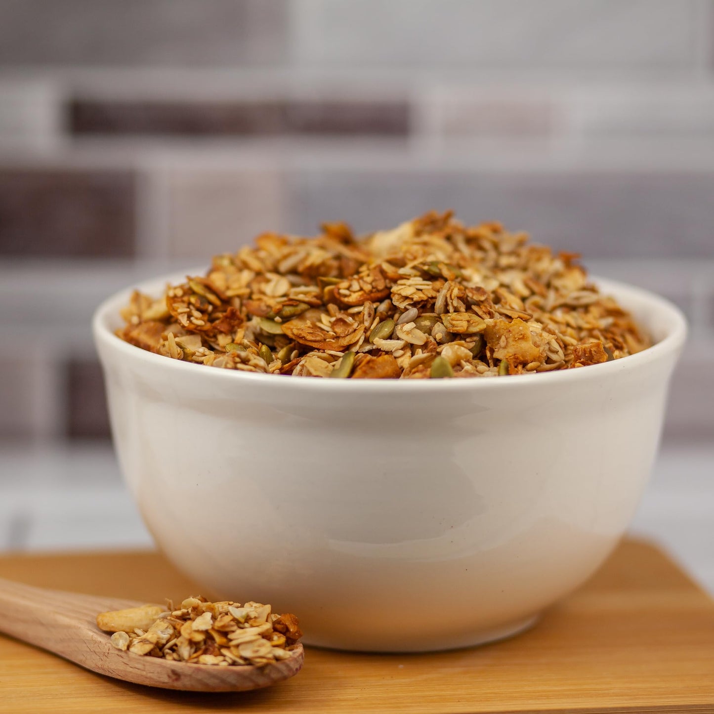 Survival Grocery Organic Ancient Grain Survival Granola™ - Gluten Free, Non-GMO, No Added Sugar, High Protein Snack With Nuts, Seeds, Coconut,