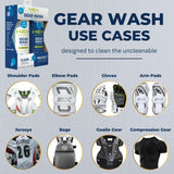 HEX Performance Sport Scent Dual Action Gear Wash, 4oz - Designed for Lacrosse Pads, Hockey Gear, Football Pads, Boxing Gloves, Compression Apparel
