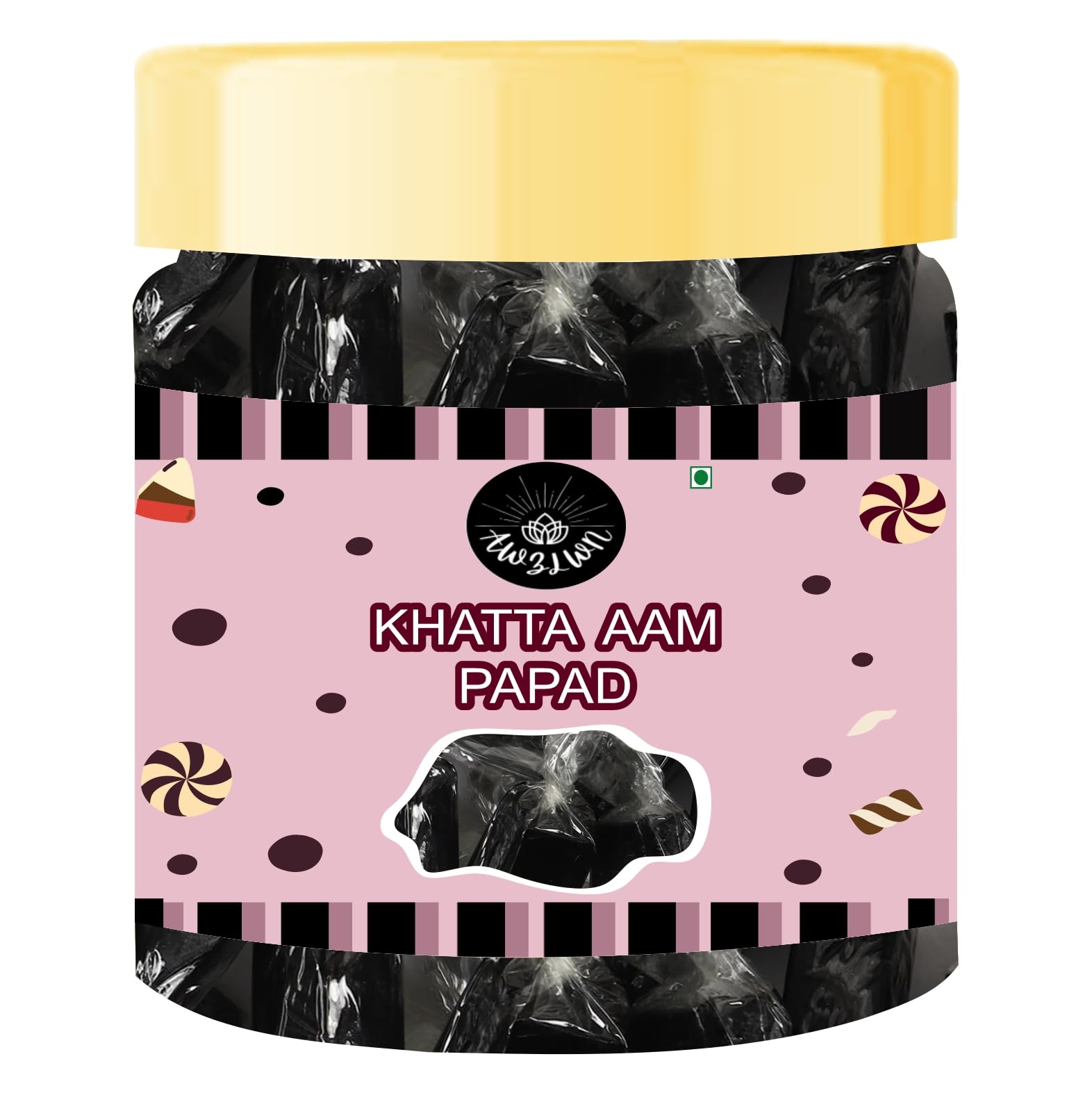 Awzlwn Indian Taste Candy (1.76 OZ / 50 GM, Khatta Aam Papad)