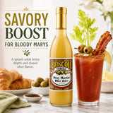 Boscoli Dirty Martini Olive Juice 12.7 oz Pack of 3, Premium Olive Brine Cocktail Mixer, All Natural Gluten Free Martini Mix for Dirty Martinis