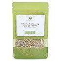 Biokoma Siberian Ginseng Root 50g (1.76 oz) Eleuthero senticosus - Dried Cut Energy Boost Wellness Support Herbal Tea Caffeine-Free Resealable