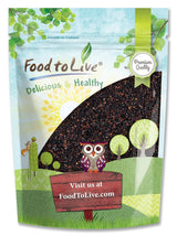 Food to Live Black Quinoa, 6 Pounds - Whole Grain, Raw, Vegan, Kosher, Sirtfood, Bulk. Easy to Cook. Perfect for Salads, Soups, Stews. Great Alternative to Rice