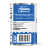 Amazon Grocery, Yellow Cling Sliced Peaches, 15 Oz