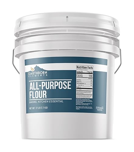 Earthborn Elements All-Purpose Flour, Bulk Size, Kitchen Essential, Baking & Cooking (272 Ounce)