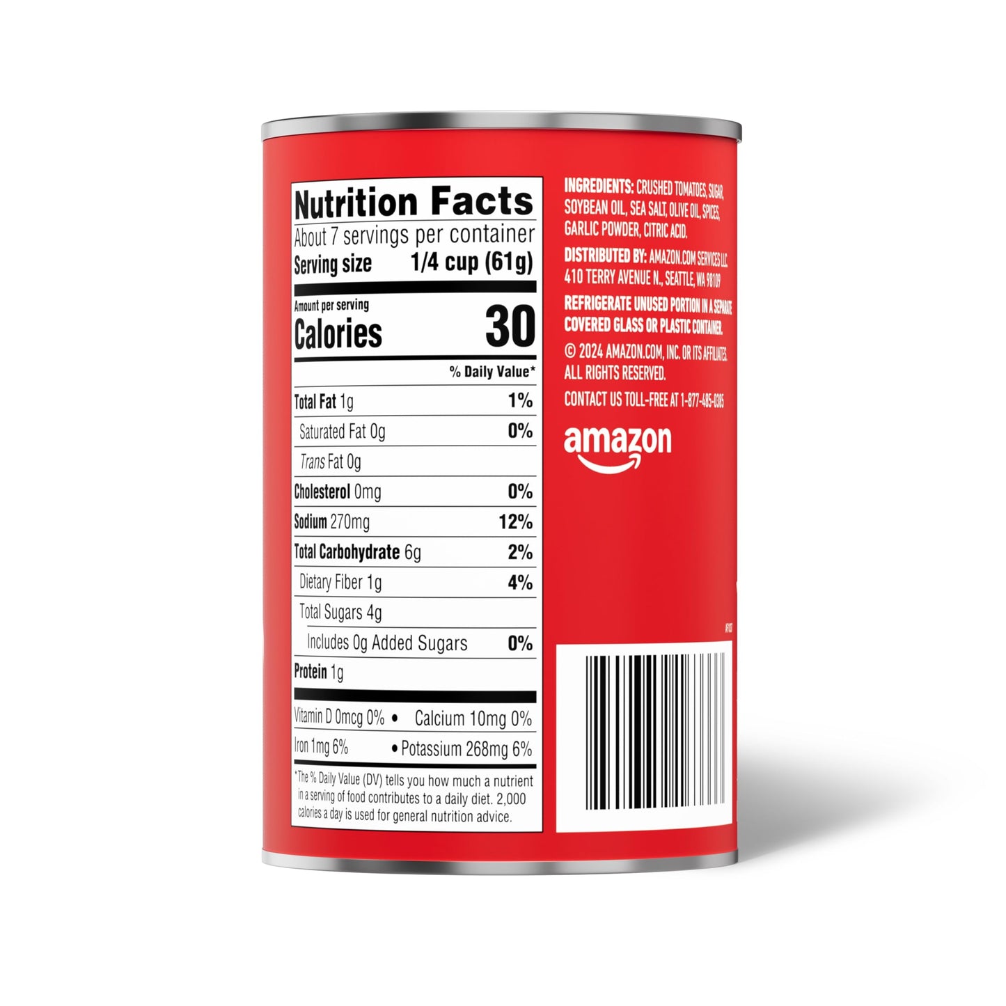 Amazon Saver, Traditional Pizza Sauce, 15 Oz