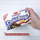 Edible Chocolate Chip Cookie Dough Bites, Movie Theater Candy, and Ice Cream Toppers, Patriotic Candy, 3.1 Ounces (Pack of 3)