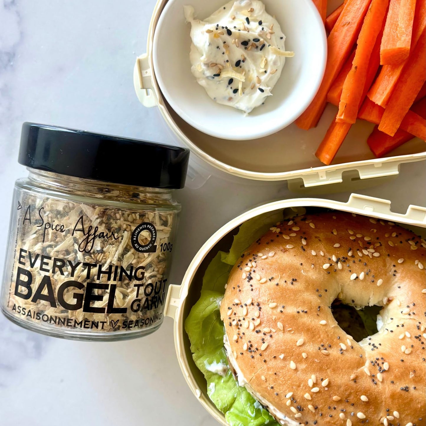 A Spice Affair’s Everything Bagel Seasoning | Crunchy, Savory & Addictively Good Blend | All-Natural, Non-GMO, Filler-Free | Perfect for Avocado